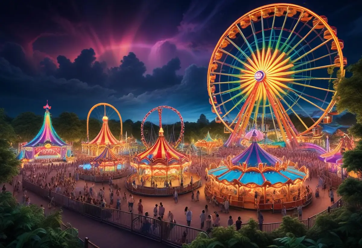 Regnbågens magi på Liseberg illustration