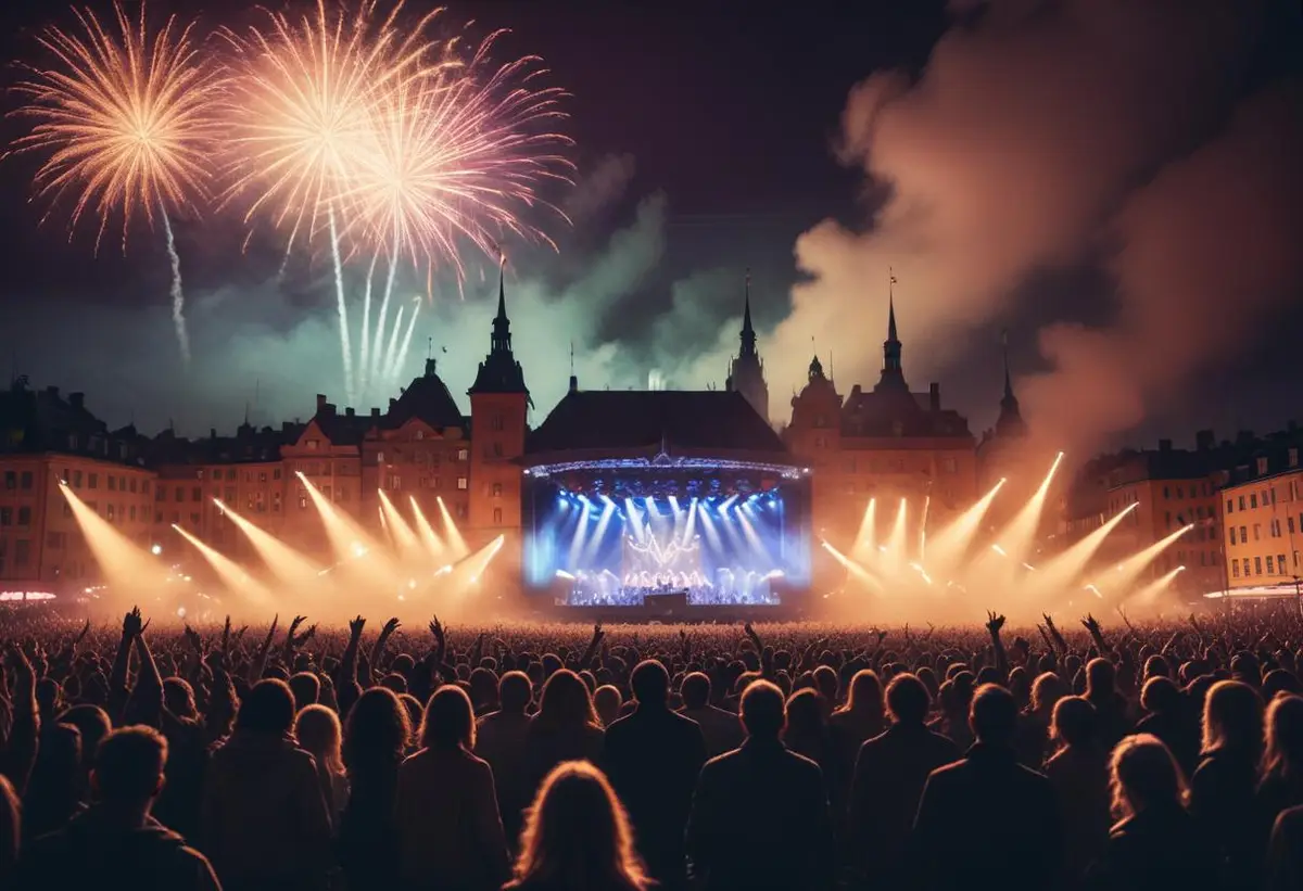 Rod Stewart i Stockholm illustration
